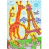 La girafe amoureuse de la Tour Eiffel